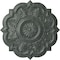 Ekena Millwork Deria Ceiling Medallion (Fits Canopies up to 6"), 20 1/4"OD x 1 1/2"P, Athenian Green Crackle CM20DRAGC - alternate 1